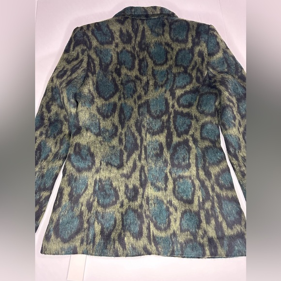 KELLY OBI || Green & Black Leopard Print Blazer. Sz. XS/S - Picture 7 of 14